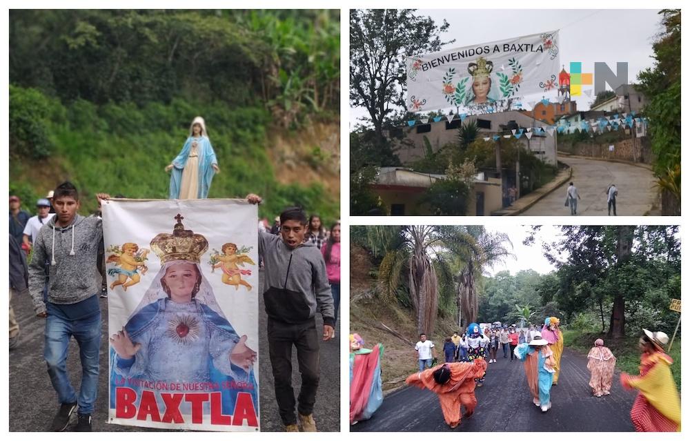 Todo listo para las fiestas patronales en Baxtla, municipio de Teocelo