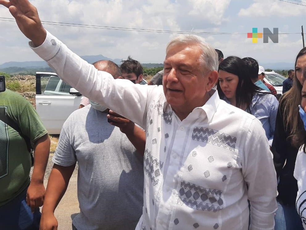 El 18 de junio, el presidente López Obrador regresará a Martínez de la Torre y San Rafael