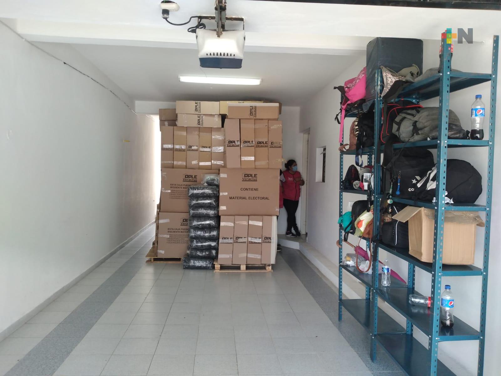 INE iniciará este lunes la distribución de material electoral en territorio veracruzano