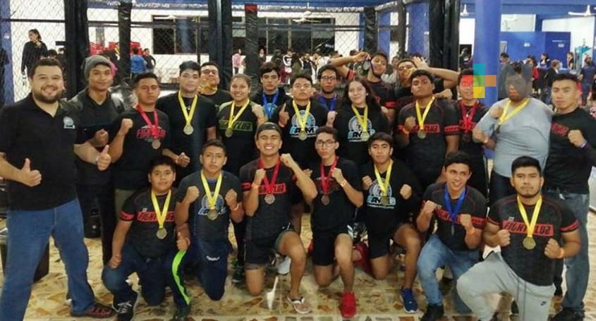 Veracruzanos se alistan para el Nacional de Artes Marciales Mixtas