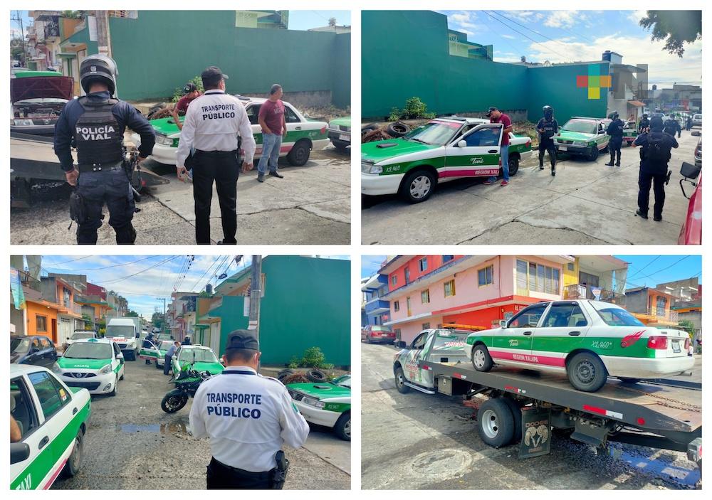 Implementa SSP operativo de verificación a conductores de taxis