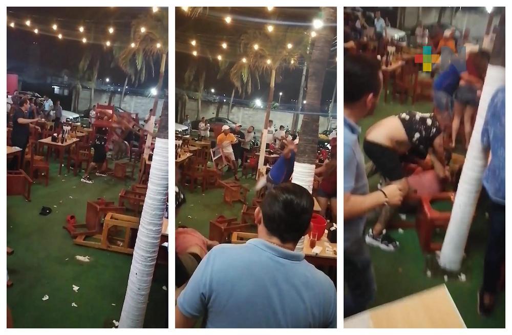 A golpes terminó festejo por el campeonato del Cruz Azul en bar de Boca del Río
