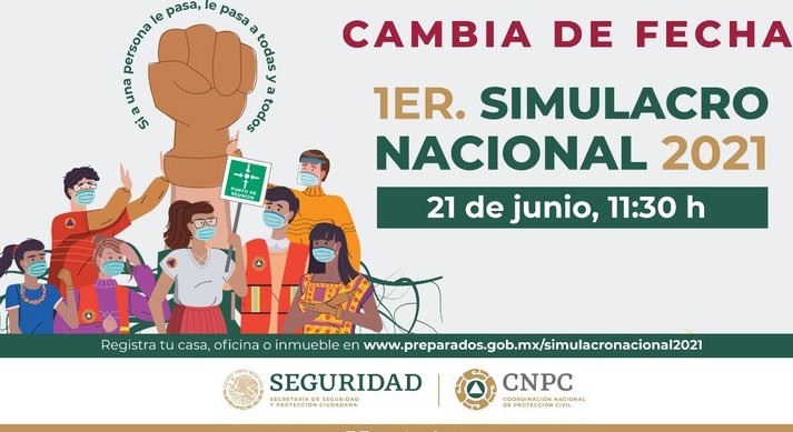 Rumbo a simulacro nacional  del 21 de junio, se impartió “Diseño y Evacuación de Inmuebles Escolares”