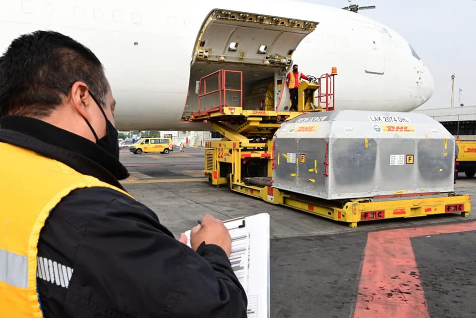 Llega a México el trigésimo quinto cargamento de vacunas de Pfizer-BioNTech