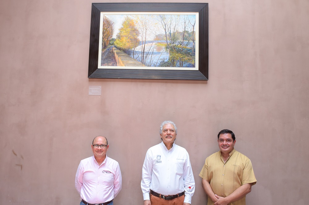 Obra pictórica del artista Mario Minarini es donada a Xalapa