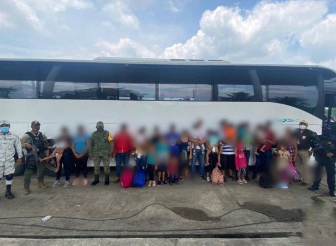 Rescata SSP a 25 migrantes hondureños, en Agua Dulce