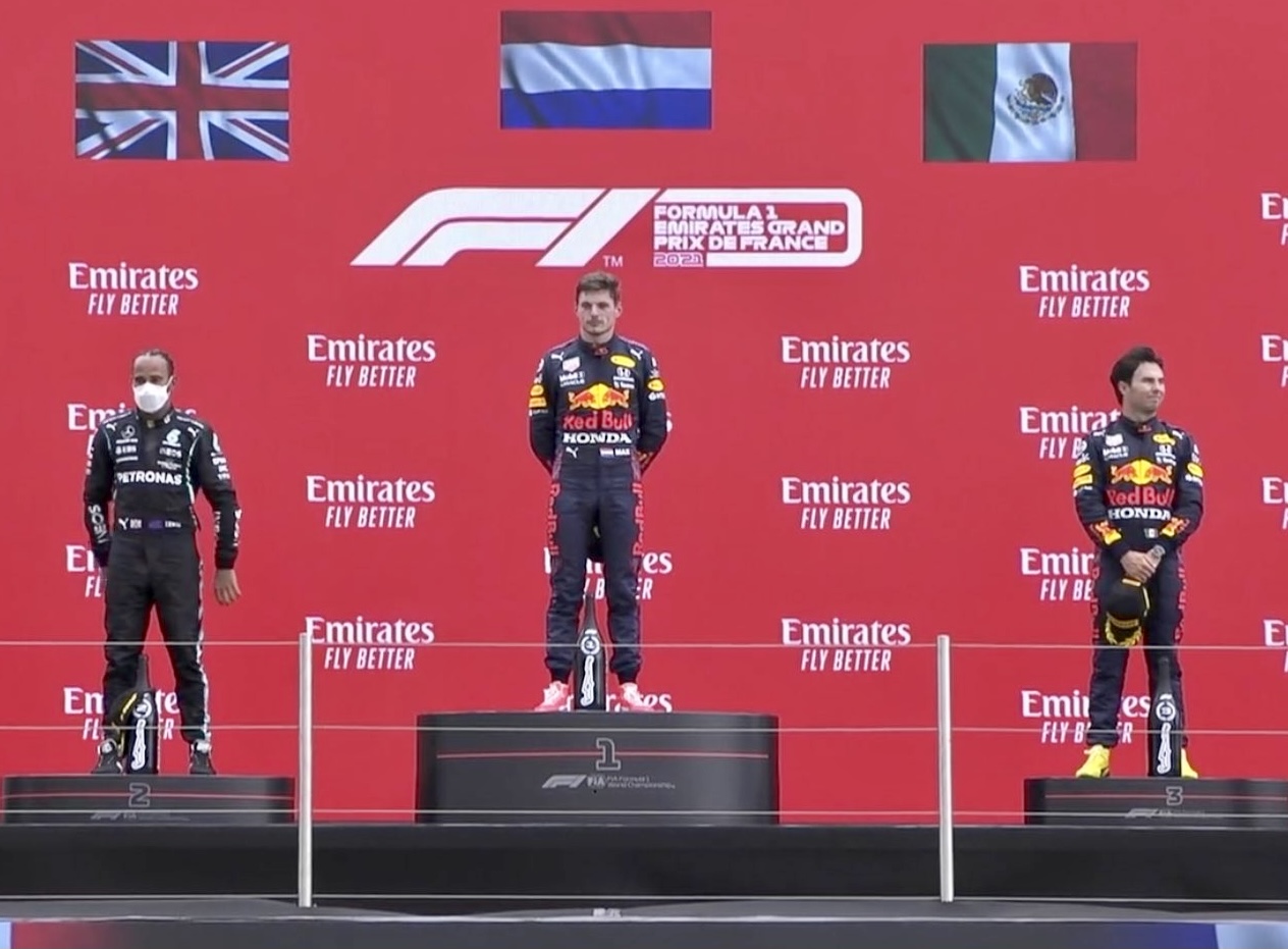 «Checo» Pérez logra otro podio; Red Bull hizo el 1-3 en el Gran Premio de Francia