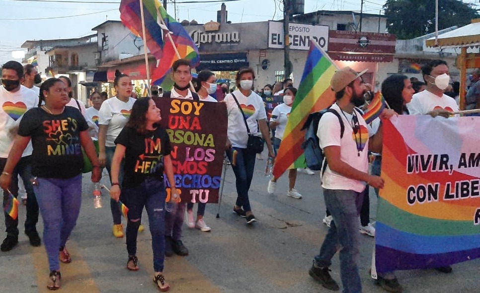 Durante la Marcha con Orgullo realizada en San Rafael participaron más de 200 personas