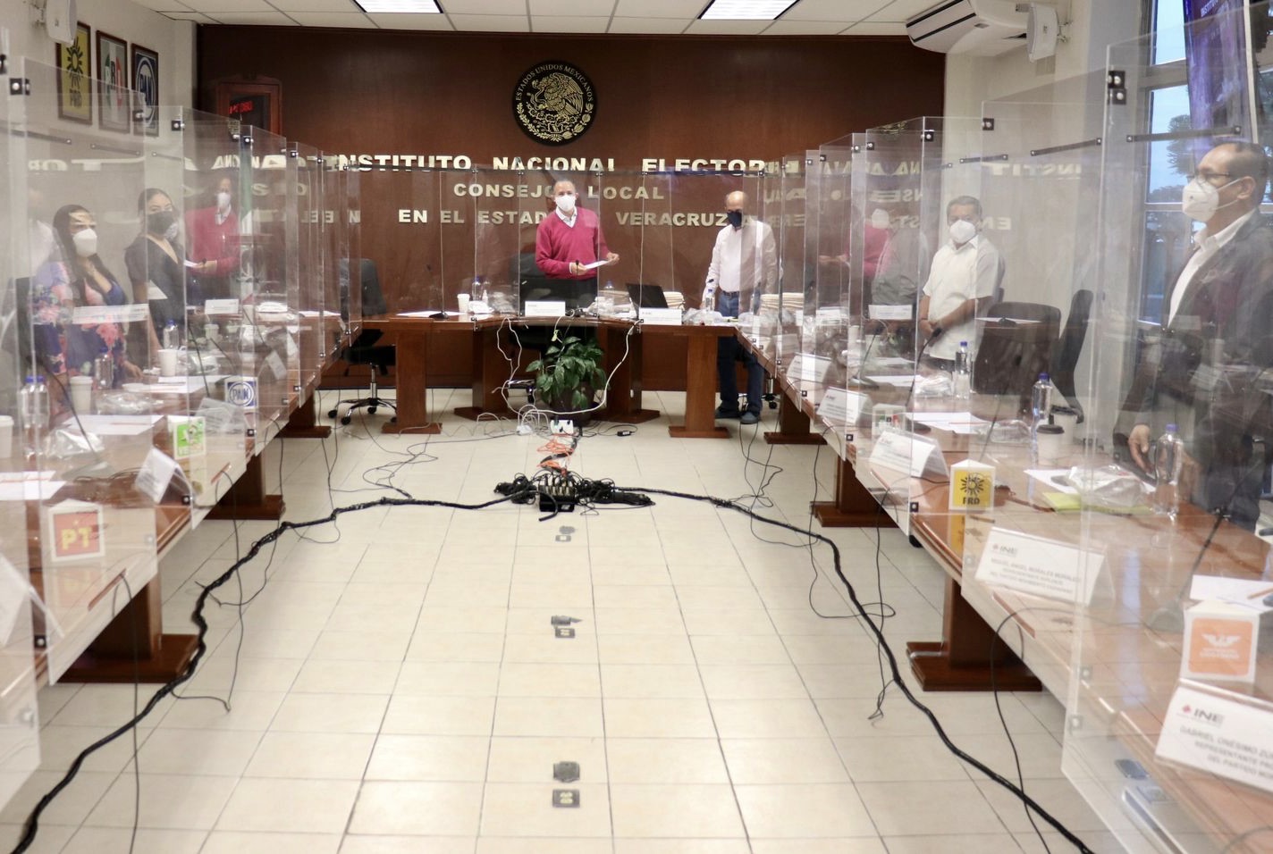 El INE en el estado de Veracruz, realizó el Cómputo correspondiente a la Tercera Circunscripción Plurinominal Federal de 6 estados