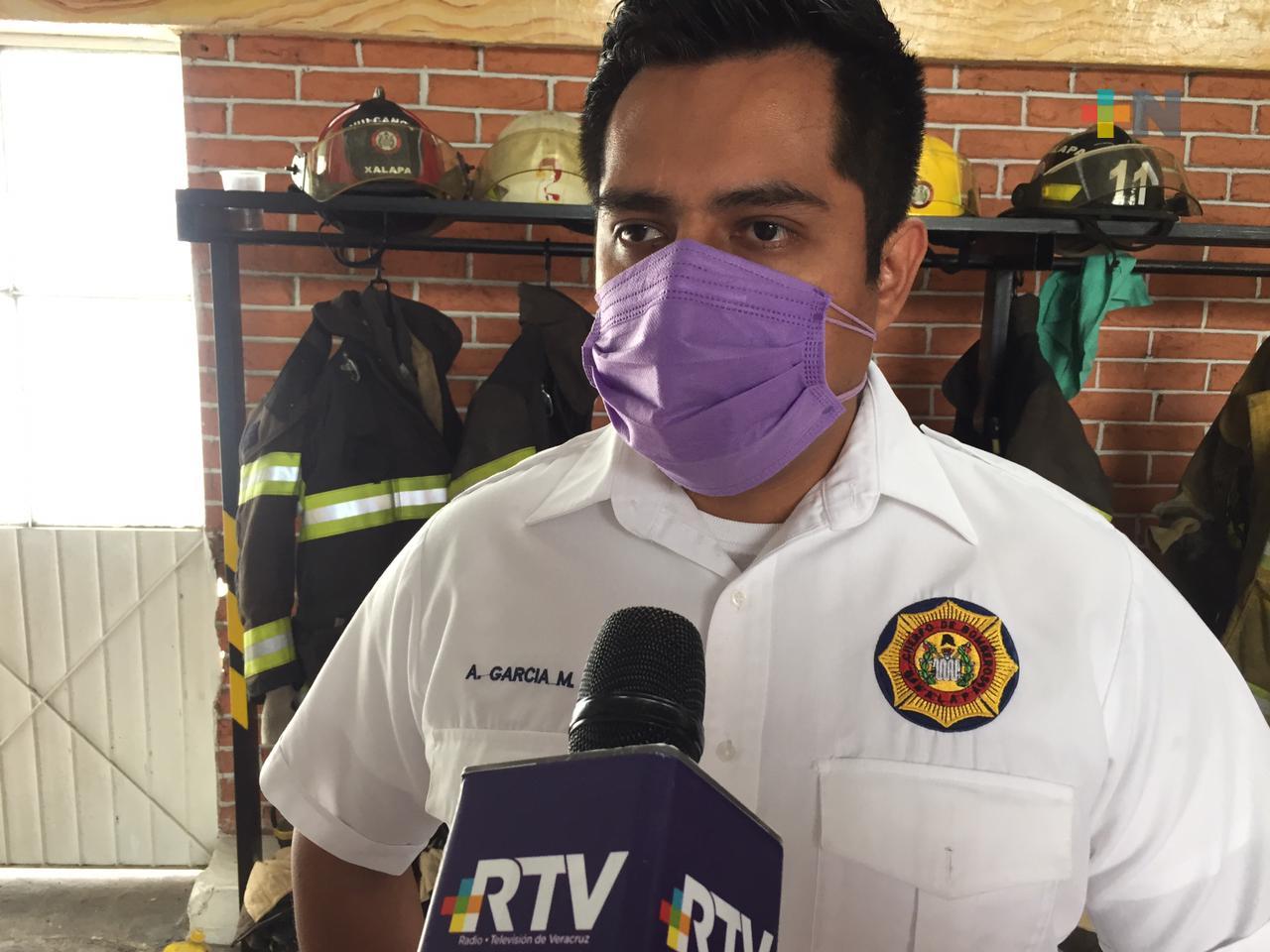 Por lluvias, han aumentado las llamadas de emergencia: Bomberos de Xalapa