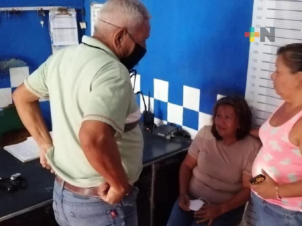 Aparece María del Carmen vecina del municipio de Tecolutla, desaparecida desde el miércoles pasado