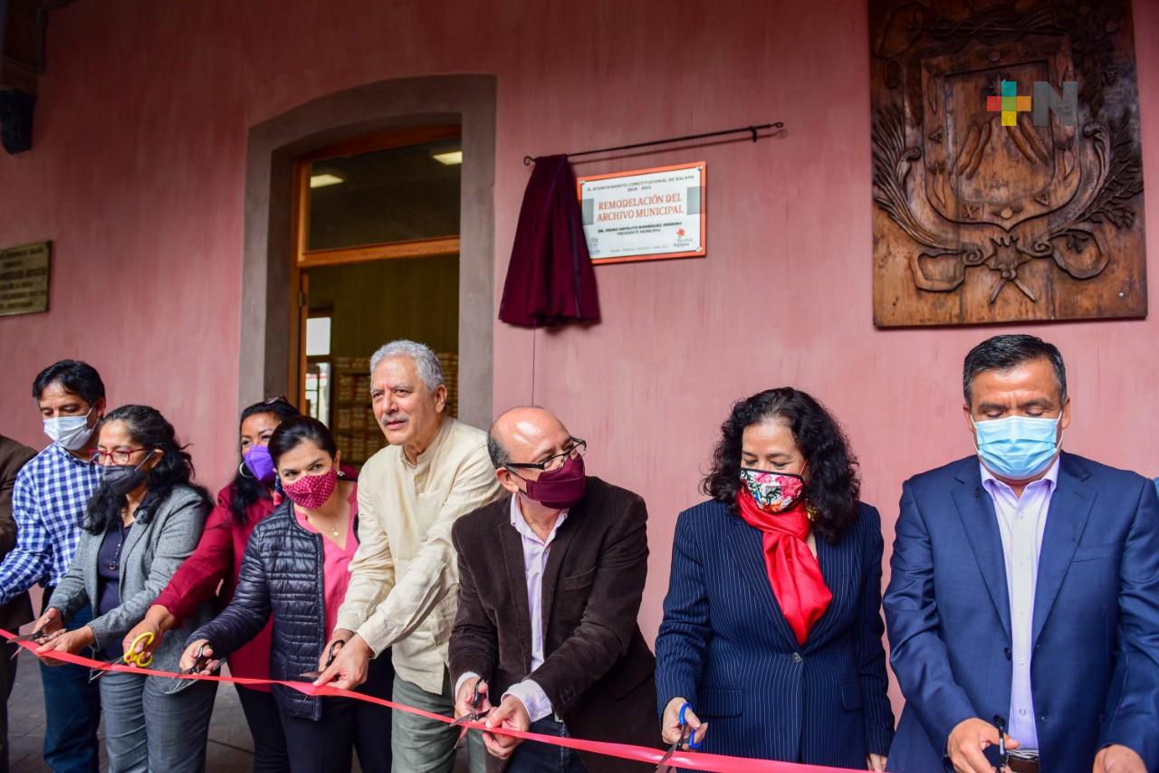Entregan obra de remodelación del Archivo Histórico Municipal