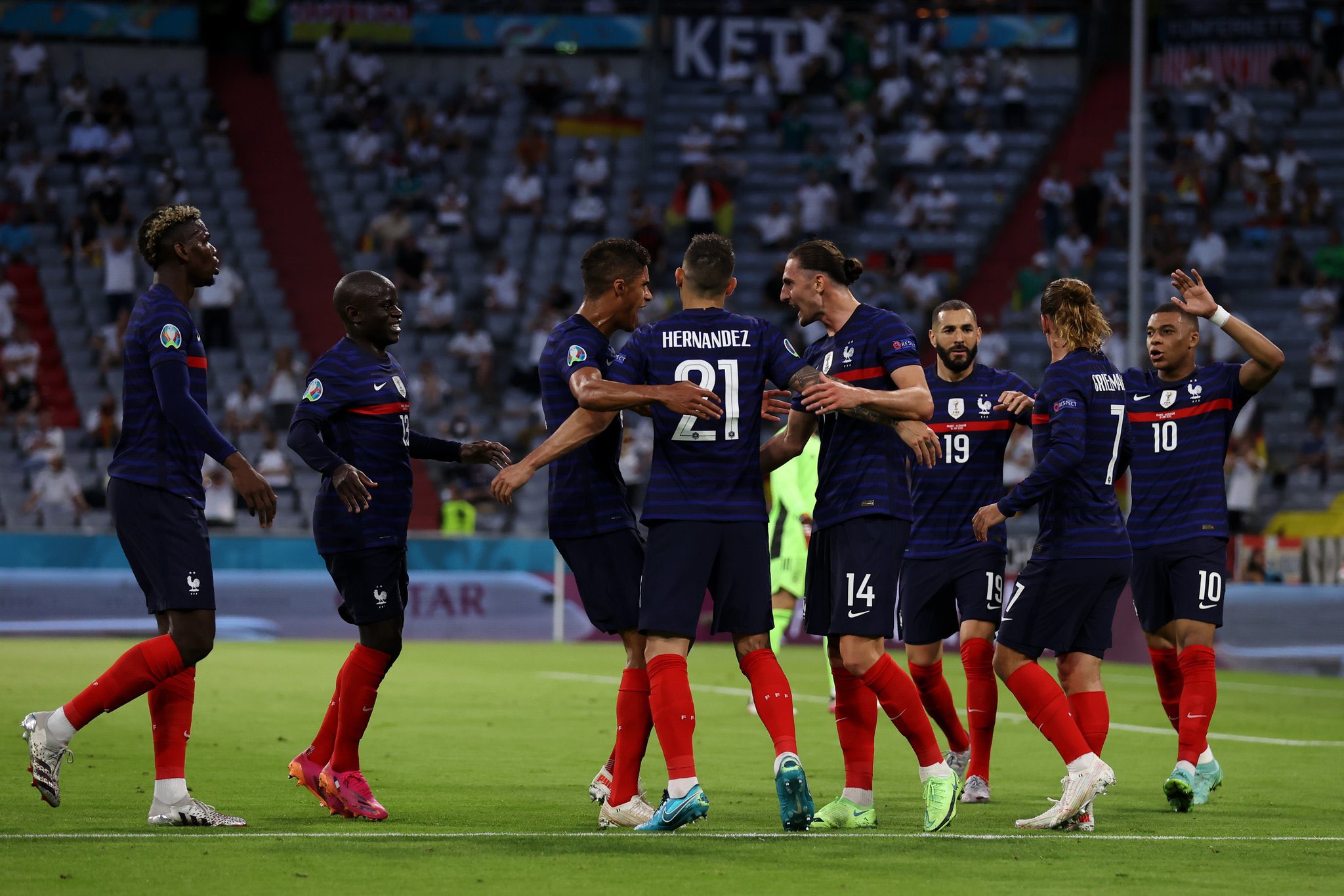 Francia se impuso 1-0 a Alemania en la Eurocopa