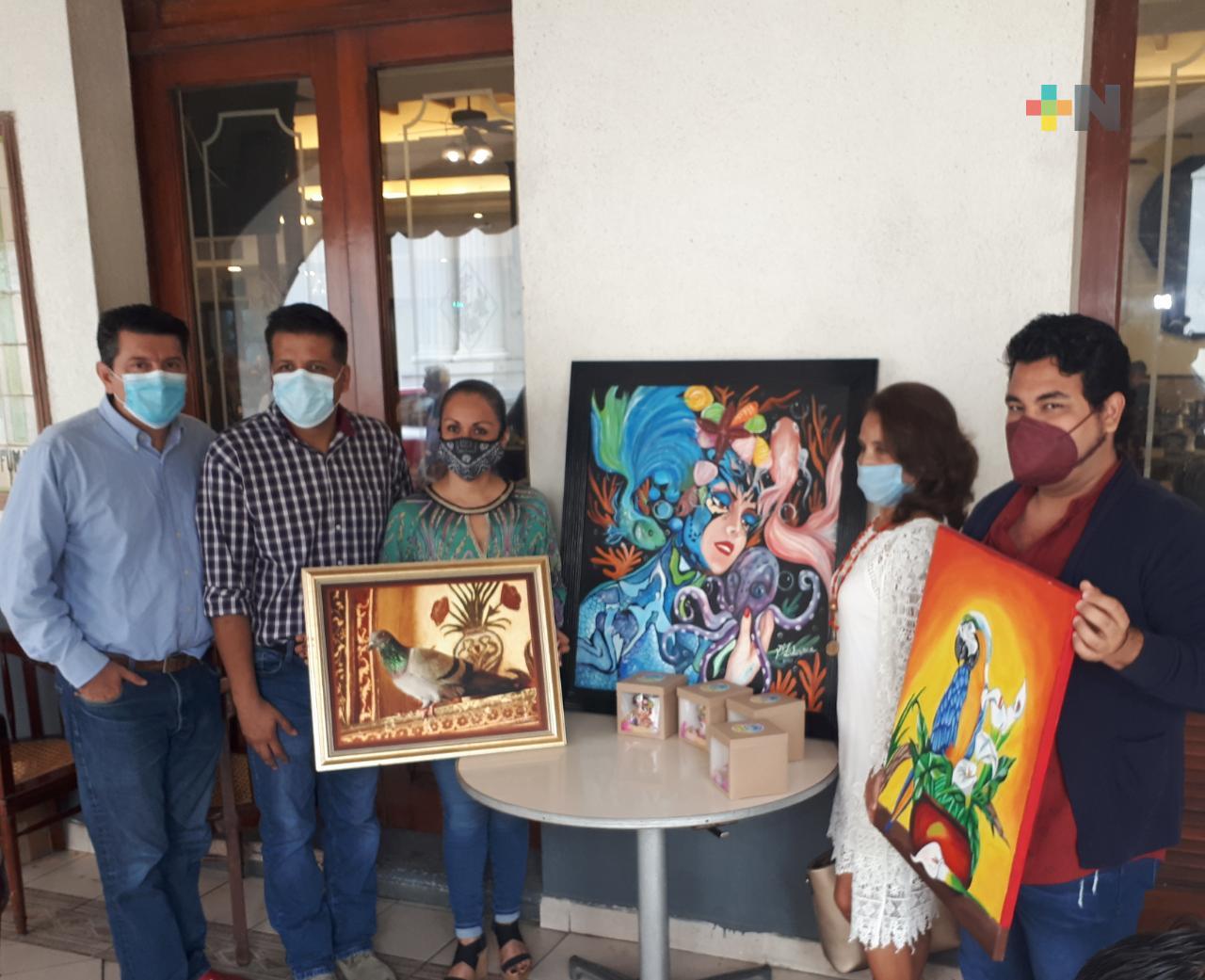 Rifarán obras de arte para ayudar a 30 escuelas públicas de Veracruz y Alvarado
