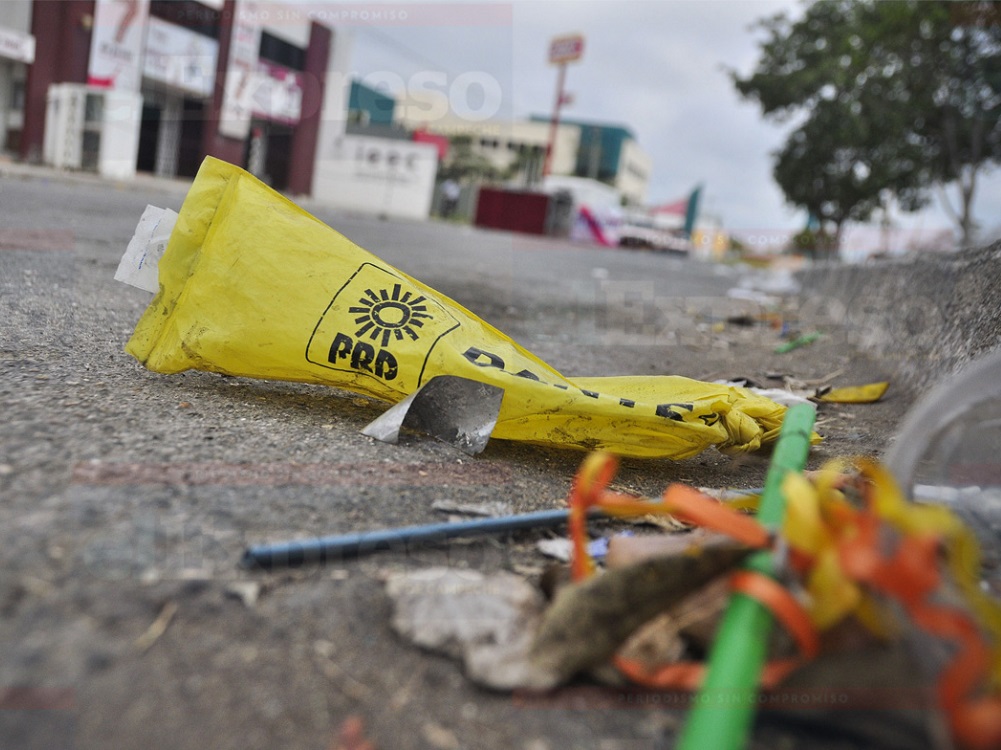 Campañas electorales generaron entre 50 y 60 toneladas de basura en México