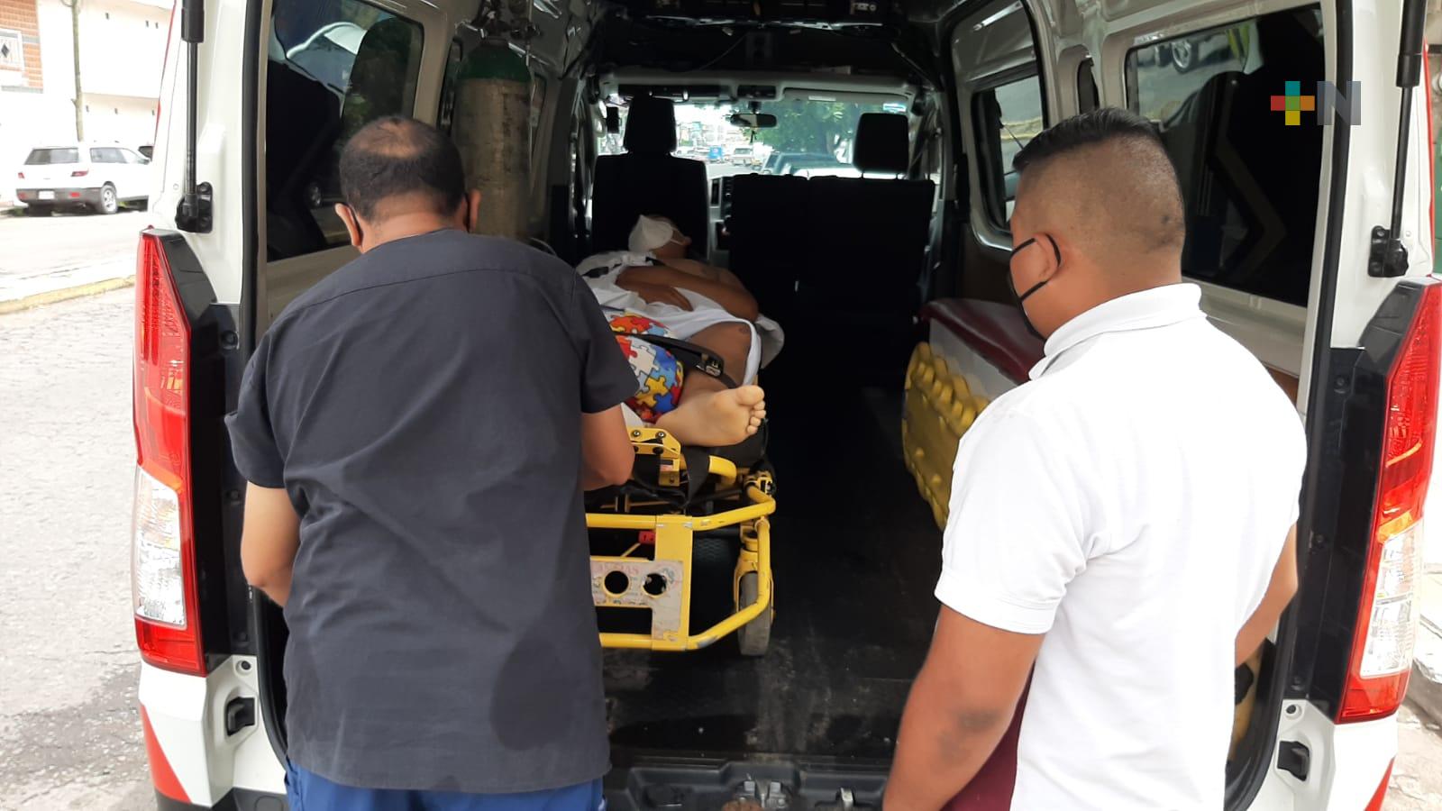 Exige justicia para su hermano atropellado por auto que se dio a la fuga en Boca del Río