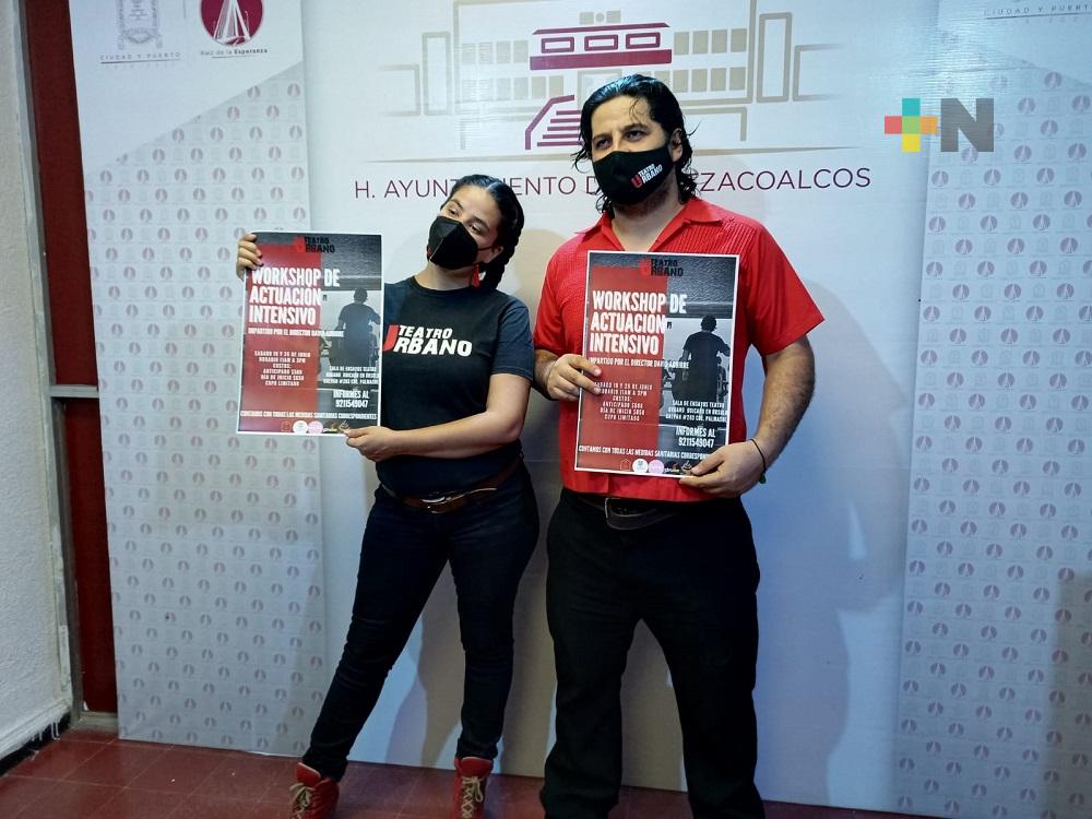 Invitan a taller de actuación, en Coatzacoalcos