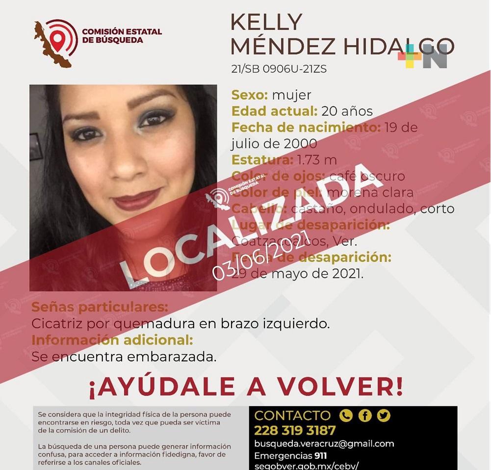 Fue localizada con vida joven que estaba desaparecida en Coatzacoalcos