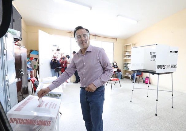 Llevamos una jornada electoral tranquila y de mucha participación; será histórica: gobernador de Veracruz