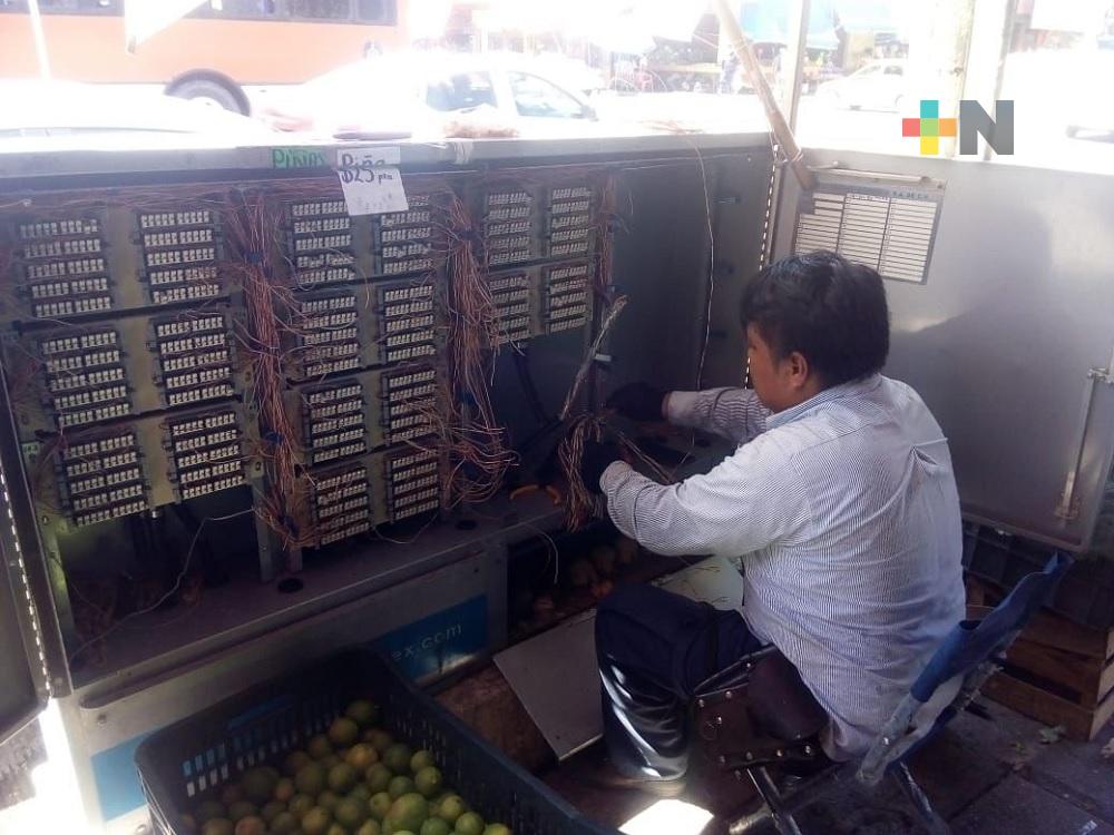 Daños a infraestructura de Telmex afectaron a 500 usuarios en Coatzacoalcos