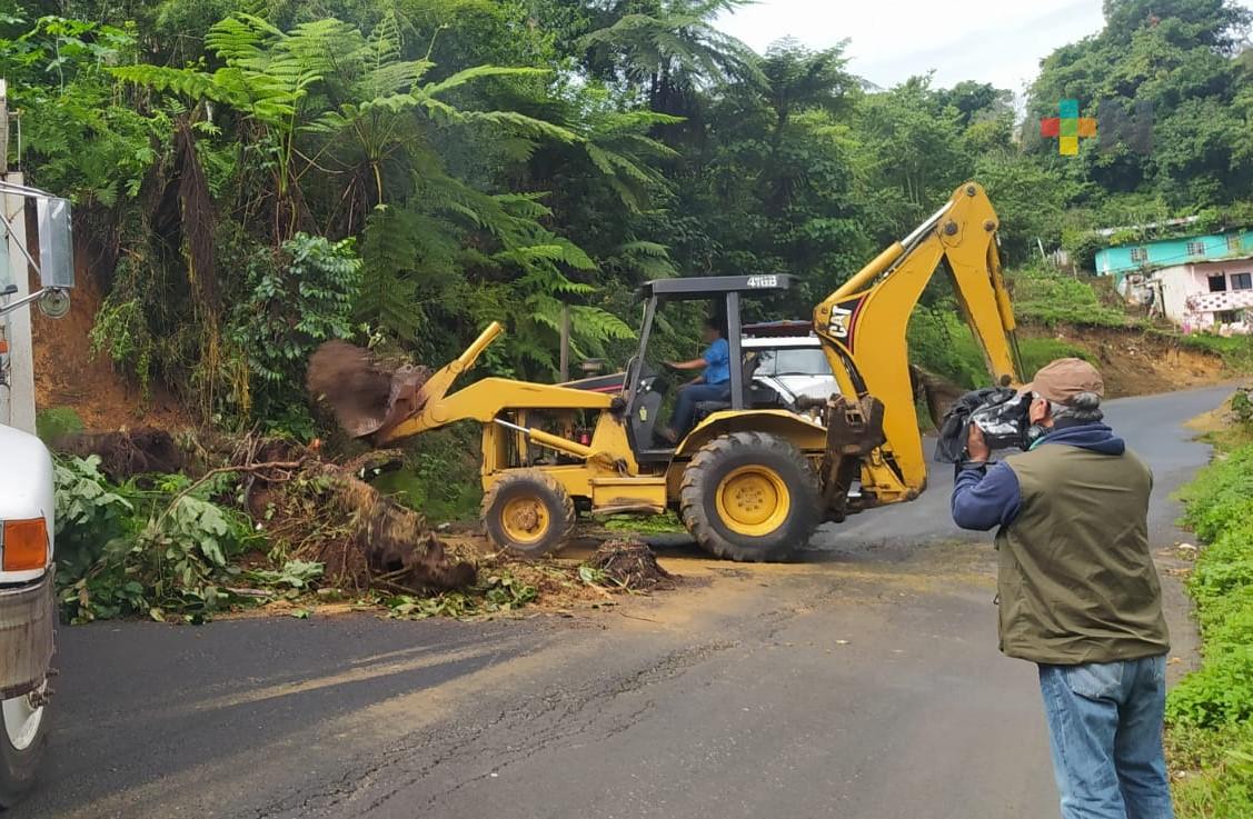 Deslaves e inundaciones en cinco colonias de Coatepec