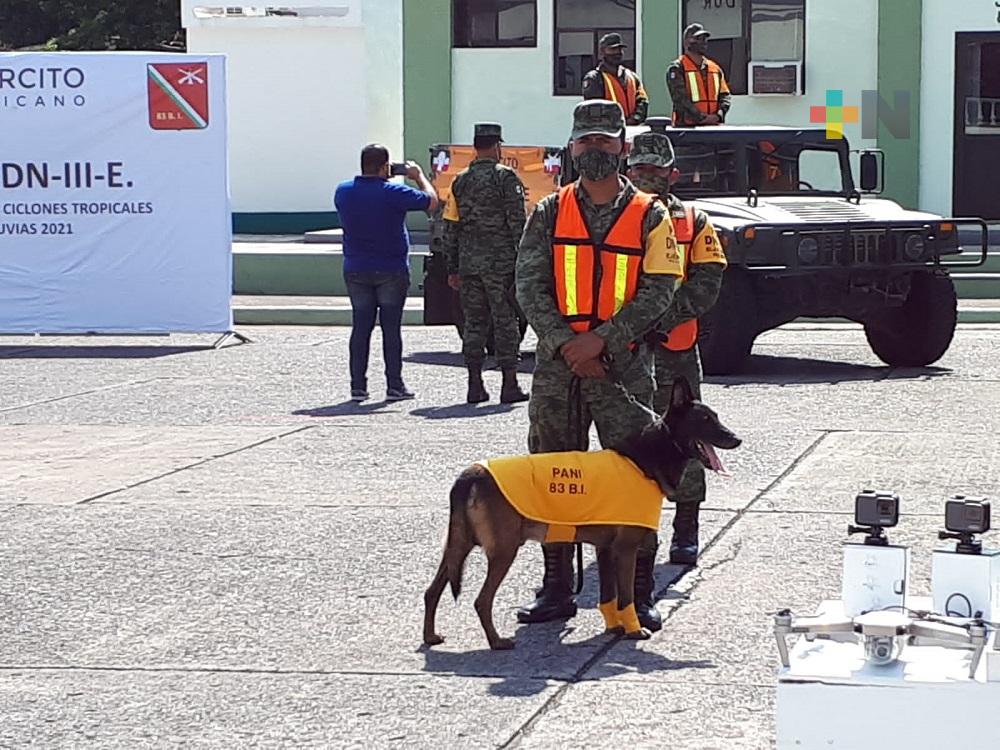 Ejército Mexicano reitera a la ciudadanía estar listo para apoyar a través del Plan DN-III-E