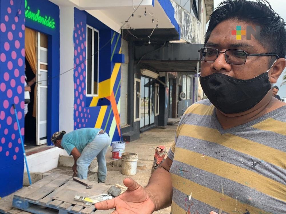 En Coatzacoalcos, rotulistas comienzan a recuperarse laboralmente