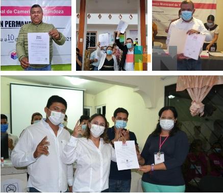 Entregan constancias de mayoría a alcaldes electos, diputados federales y locales de municipios de zona centro de Veracruz