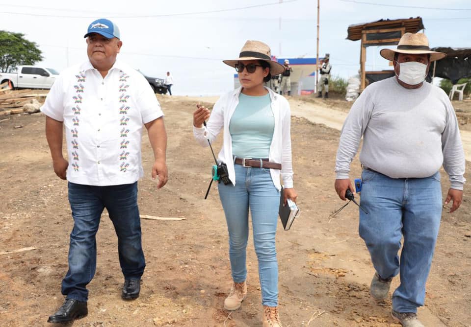 Supervisó Secretario de Gobierno de Veracruz construcción del cuartel de la Guardia Nacional en Sayula