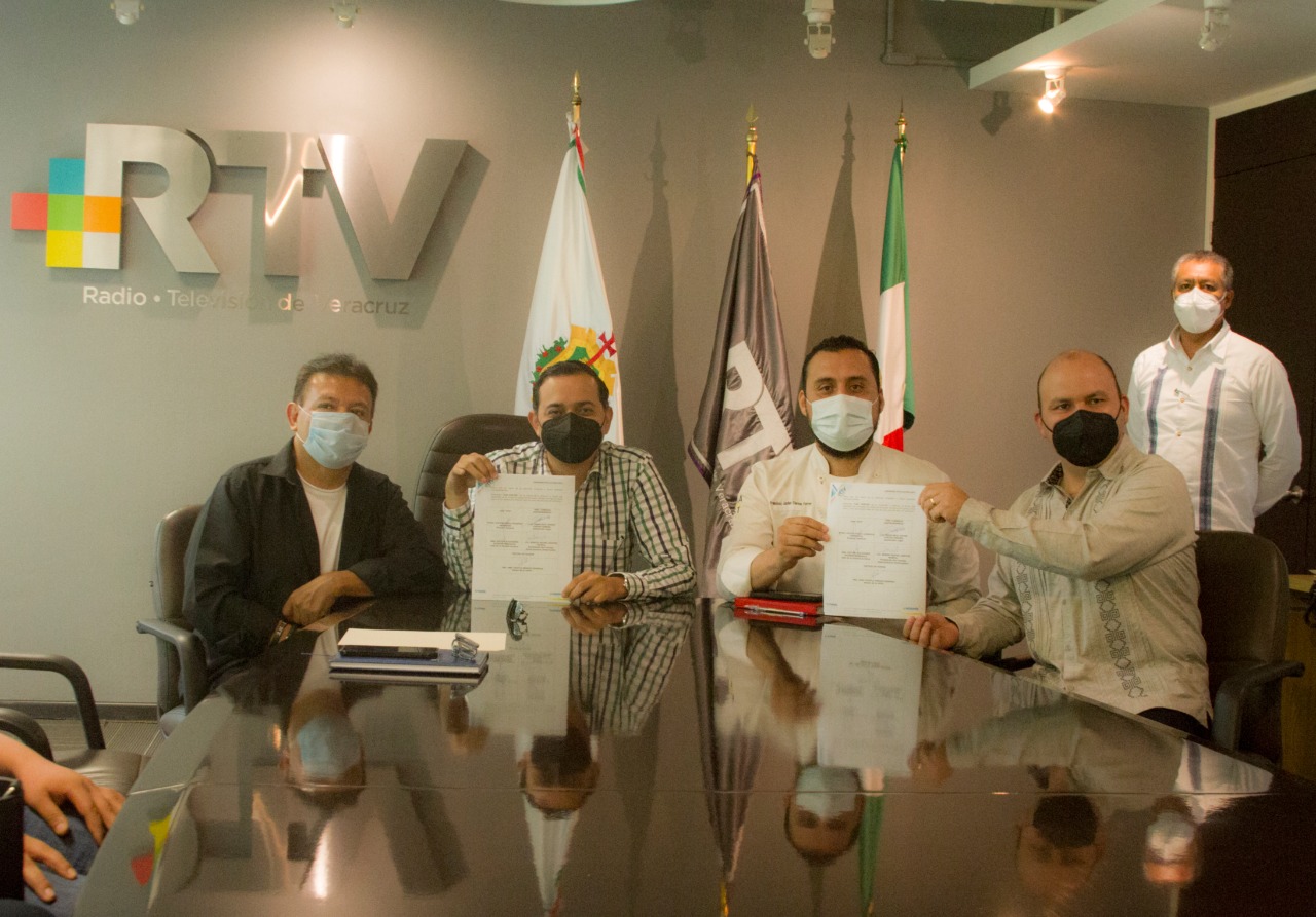 RTV y el Consejo Gastronómico Veracruzano, firmaron convenio de colaboración