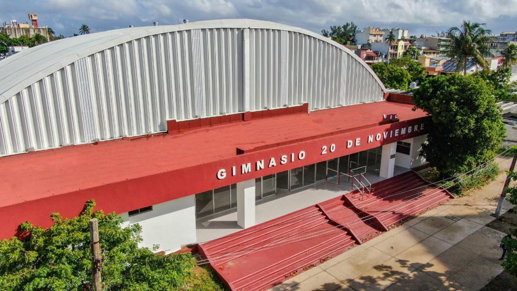 El ayuntamiento de Coatzacoalcos remodeló el gimnasio «20 de Noviembre» será reinaugurado el próximo sábado