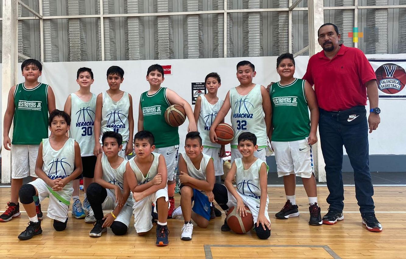 Veracruz competirá en  Nacional de Baloncesto Infantil