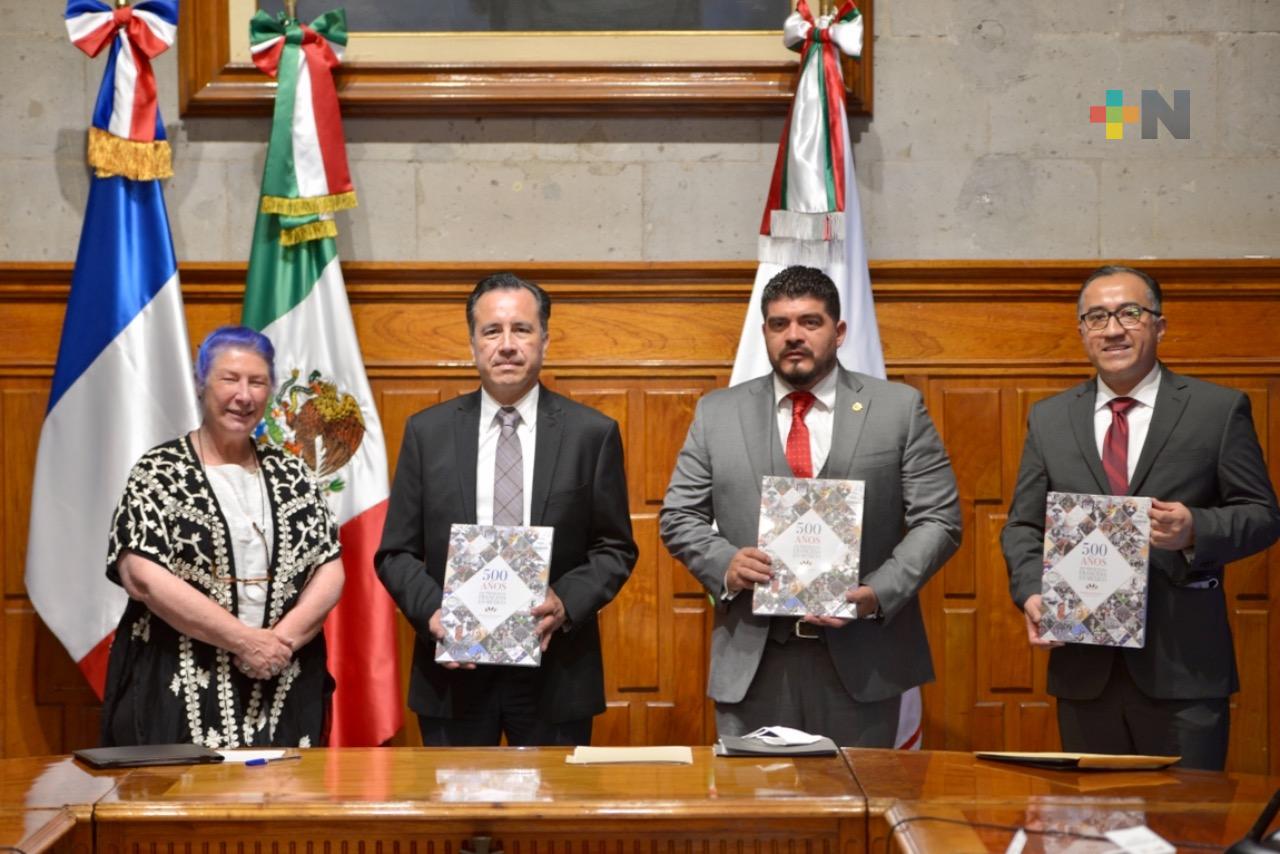 Firman Gobernador y Embajada de Francia convenio para enseñanza del francés en escuelas de Veracruz