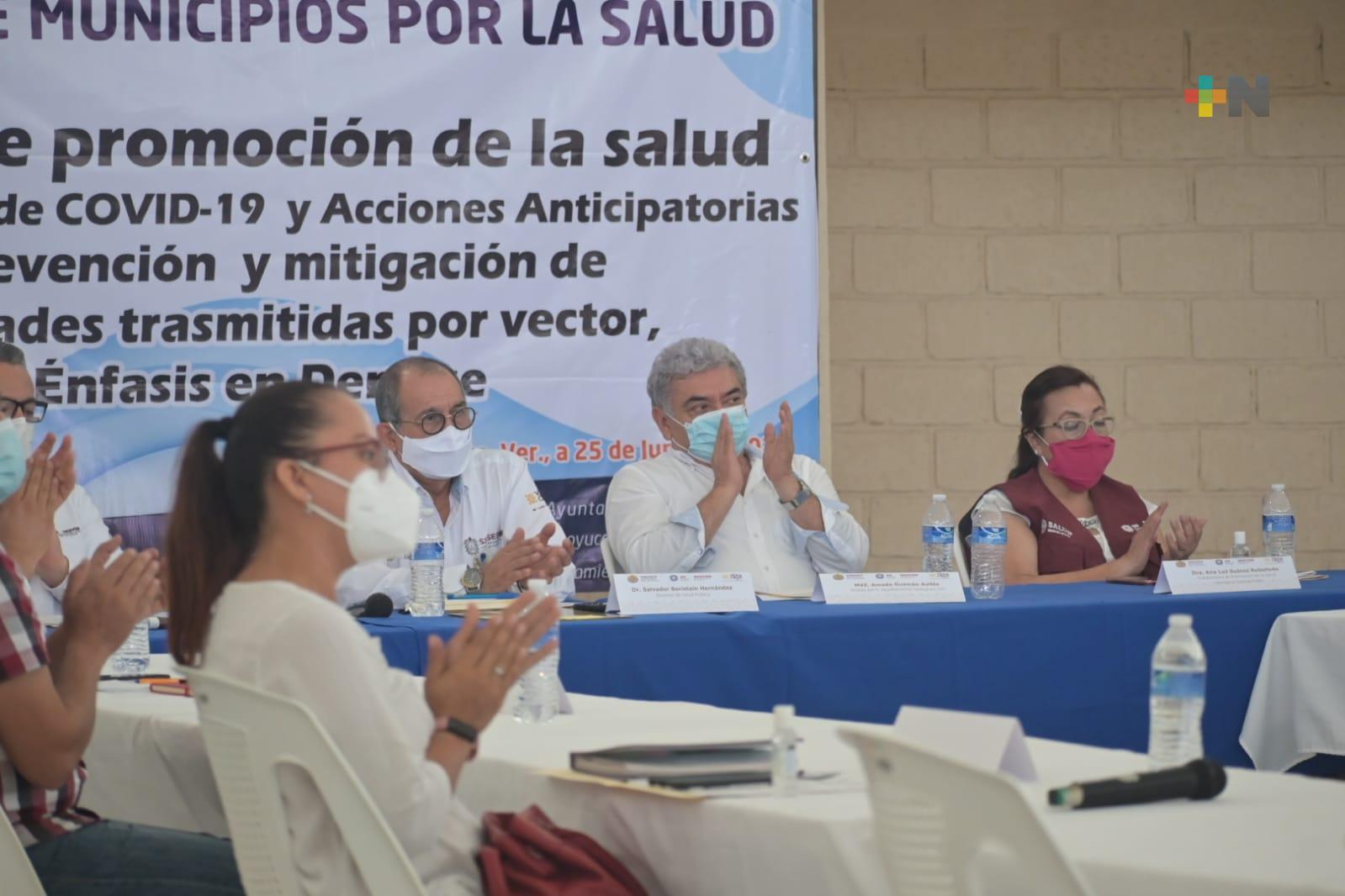 Promueven acciones para prevenir la COVID-19 en Tantoyuca