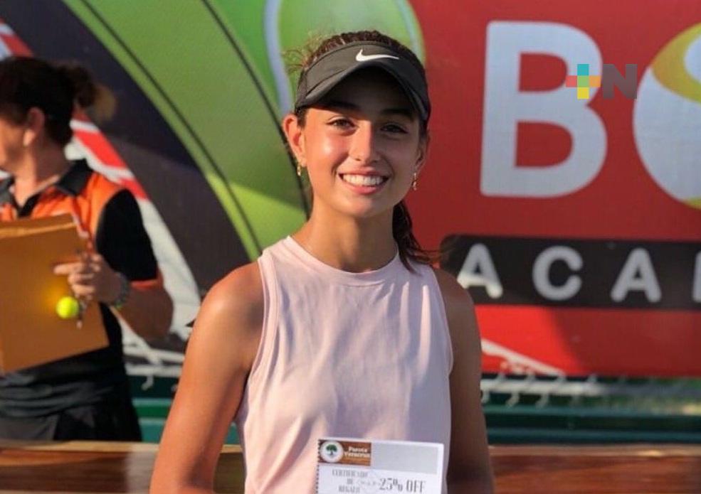 Carolina Alonso conquistó la Segunda Etapa Estatal de Tenis