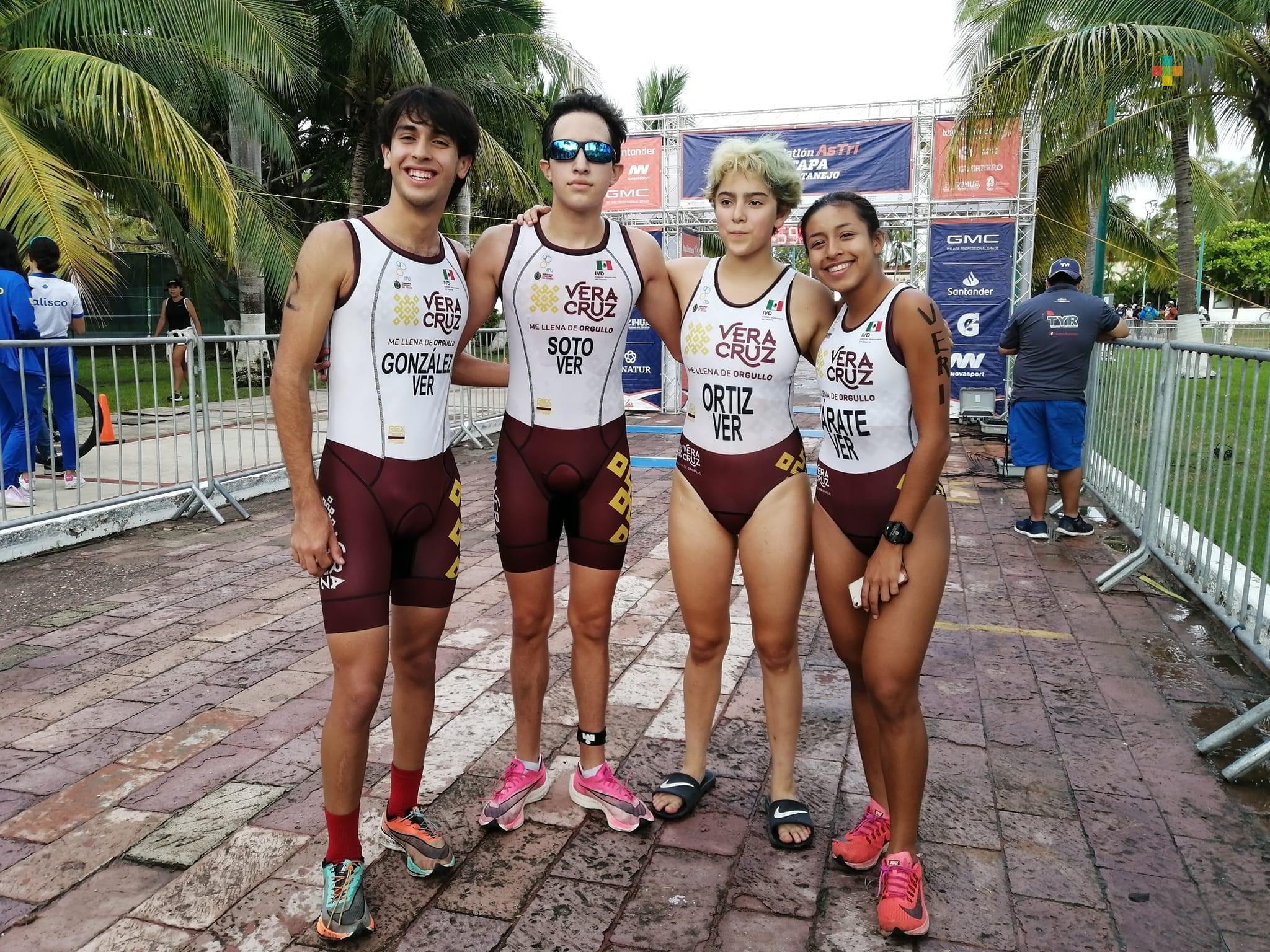 Veracruz suma plata y bronce en Triatlón de Nacionales CONADE