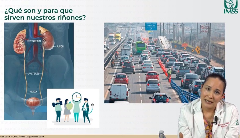 IMSS impartió tema de cuidado del riñón