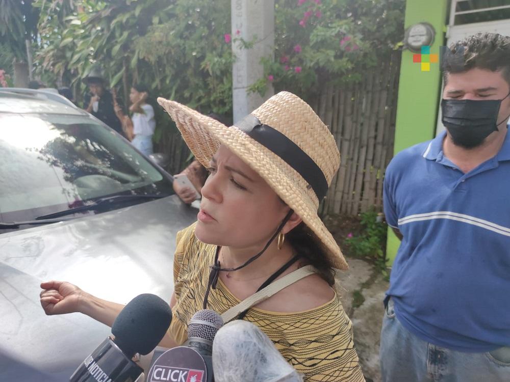 Natalia Lafourcade visitó Jáltipan para supervisar avance en reconstrucción del Centro Documental del Son Jarocho