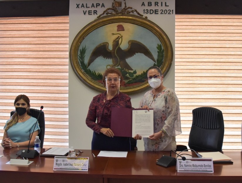 Poder Judicial de Veracruz y CEDH firmaron convenio de colaboración