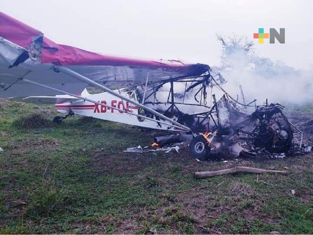 Reportan caída de avioneta en comunidad del municipio de Cosamaloapan