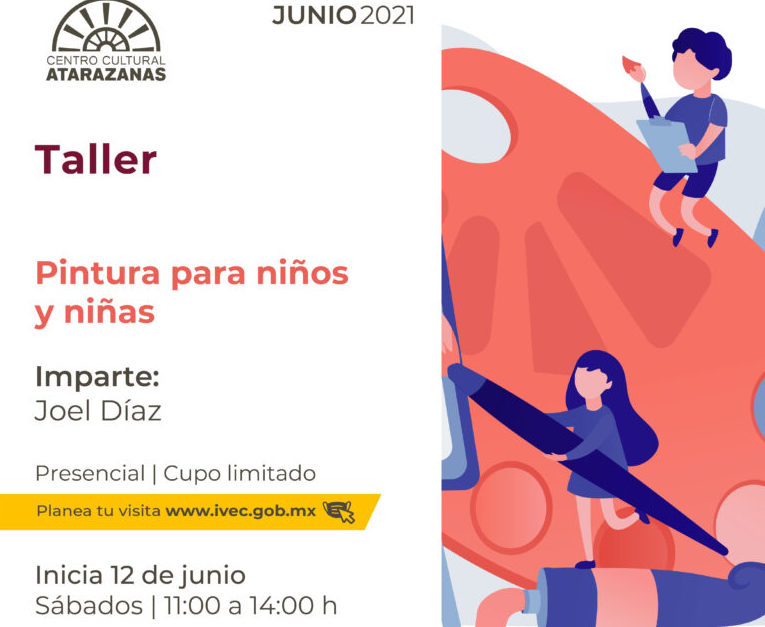 Presenta IVEC taller de pintura para niñas y niños