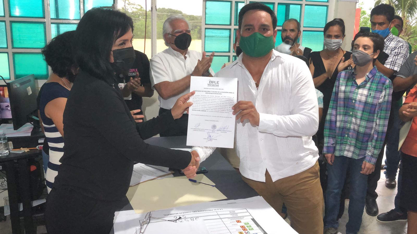 Entregó el OPLE constancia de mayoría a Marcos Isleño como alcalde electo de Medellín