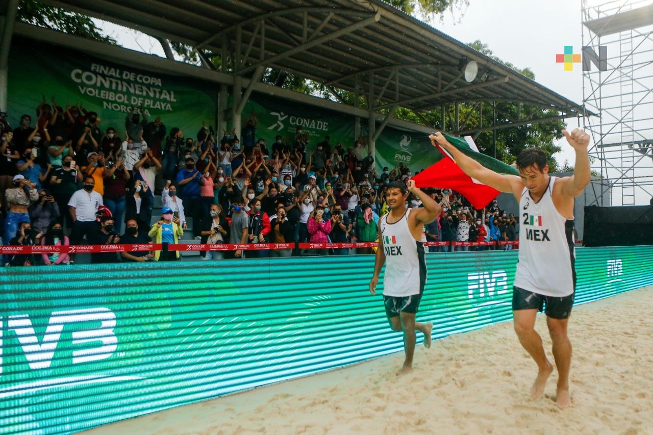 México ganó oro y plaza olímpica varonil en Voleibol de Playa