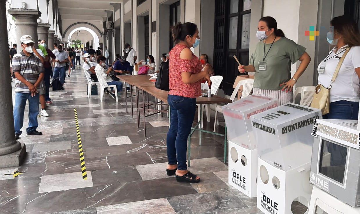 Importante seguir medidas sanitarias en jornada electoral: OPLE municipal en Veracruz
