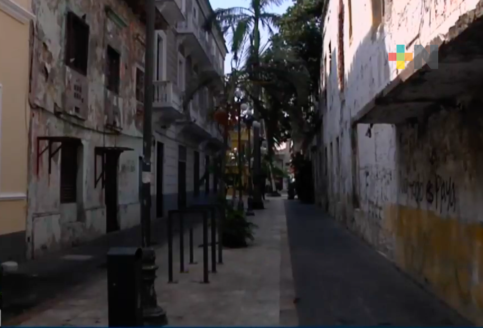 Abandono del Centro Histórico de Veracruz causa temor a turistas y transeúntes