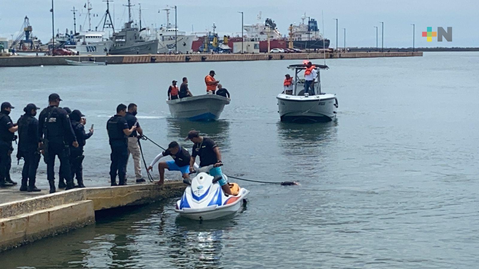 Hallan hombre muerto en zona del antiguo Club de Yates de Veracruz