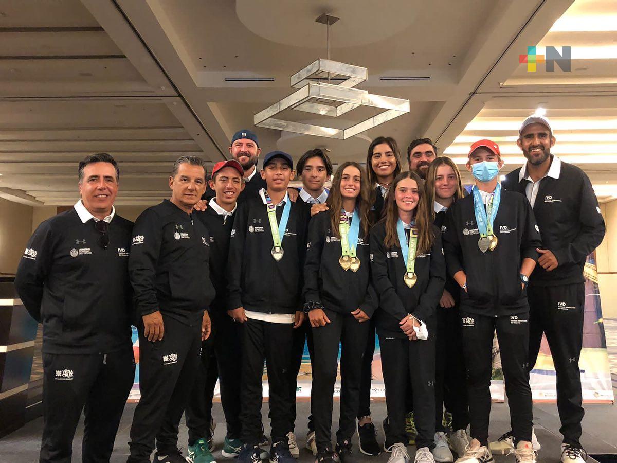 Tenistas veracruzanos brillaron en Nacionales CONADE 2021