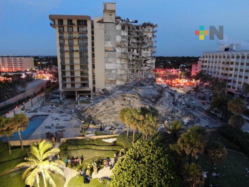 Estado de emergencia en Florida por derrumbe de edificio
