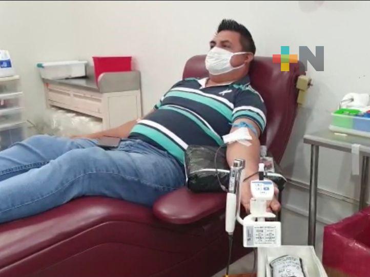 En Hospital Regional de Coatzacoalcos, se continúa recibiendo a donadores altruistas de sangre