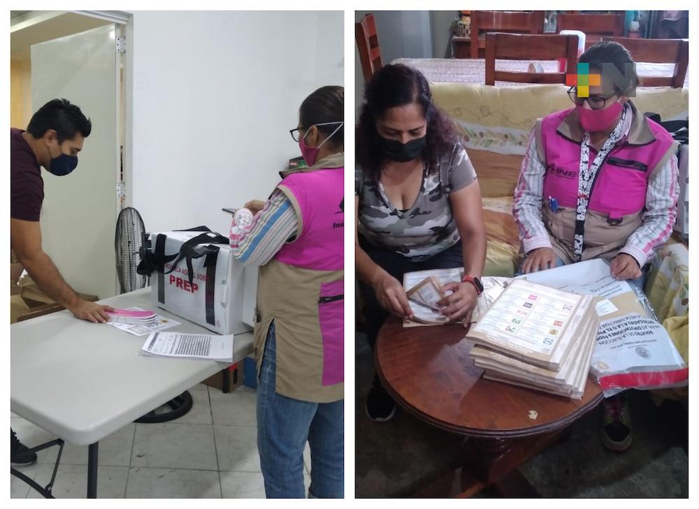 Inició entrega de paquetes electorales a presidentes de casilla en el municipio de Veracruz